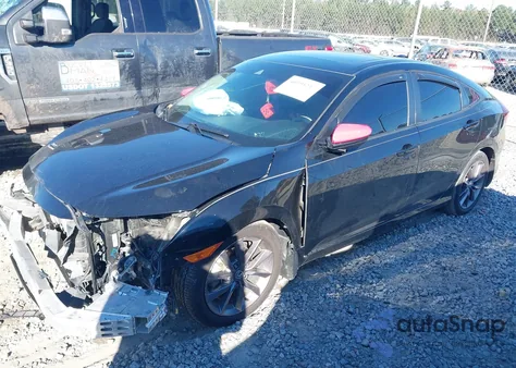 2019 Honda Civic Ex из США, поврежденный, VIN 19XFC1F39KE018502